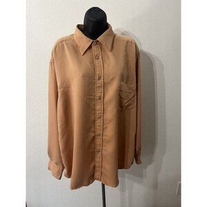 Claiborne Button Down Dress Shirt Men XL Long Sleeve